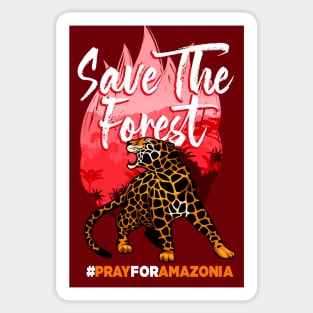 Save the forest Sticker